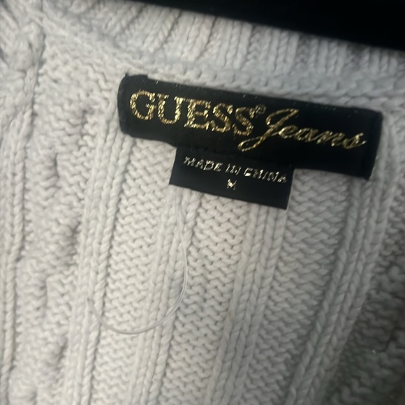 Guess Jeans Button Up Sweater Vest - Medium - Picture 2 of 4